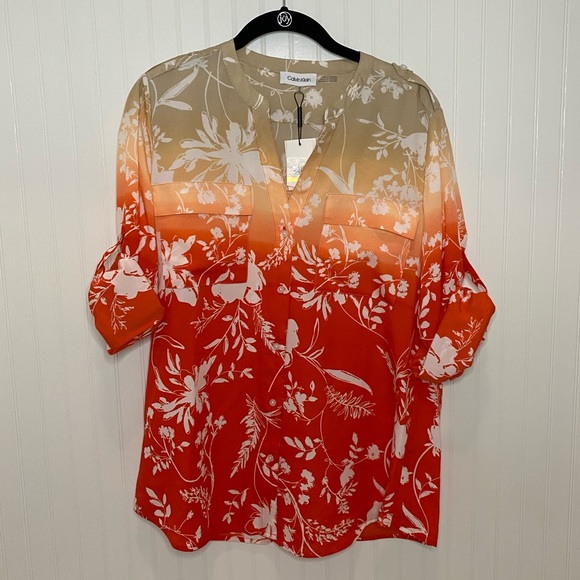 Calvin Klein Tops - NWT Calvin Klein Button Up Blouse Size Medium
